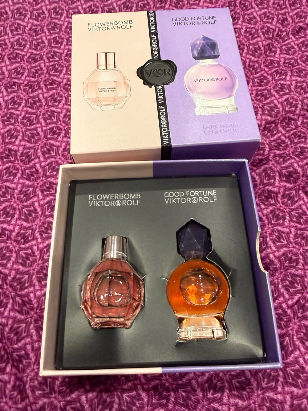 *NEW*7ml x2*Viktor & Rolf Flowerbomb and Good Fortune